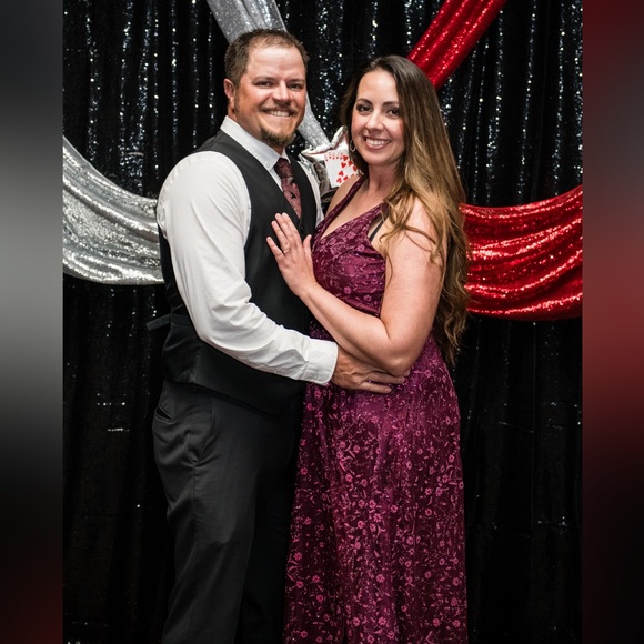 COPY - Eliana Shimmer Gown - Picture 5 of 5